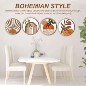 5 PCS Circle Wall Painting